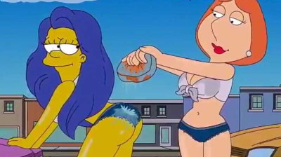 Luis Family Guy Lesbian Porn - Marge and Lois have lesbian sex - SuperPorn